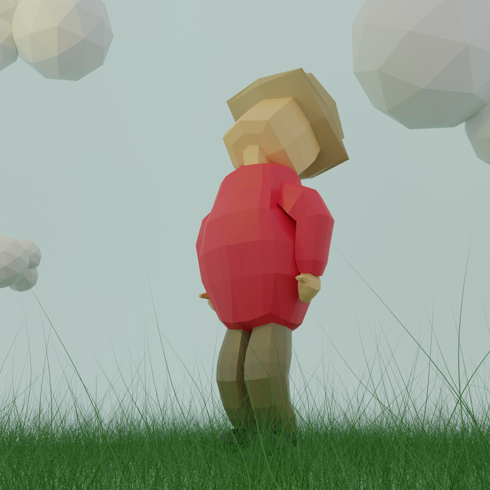 Low Poly Farmer (Rigged!) preview image 2